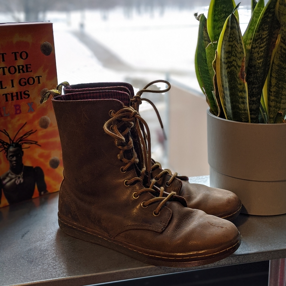 Doc Martens lace up boots